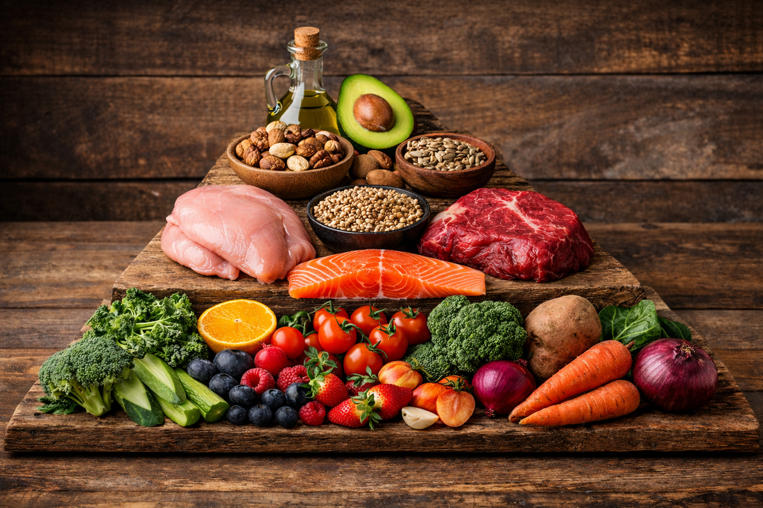 La nueva pirámide alimenticia de Estados Unidos y lo que nos enseña sobre comer comida real
